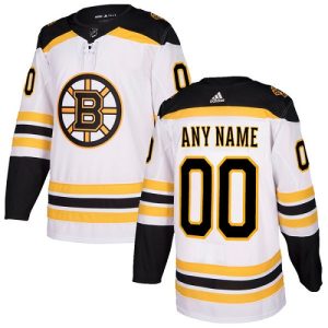 NHL Boston Bruins Trikot Benutzerdefinierte Auswärts Weiß Authentic